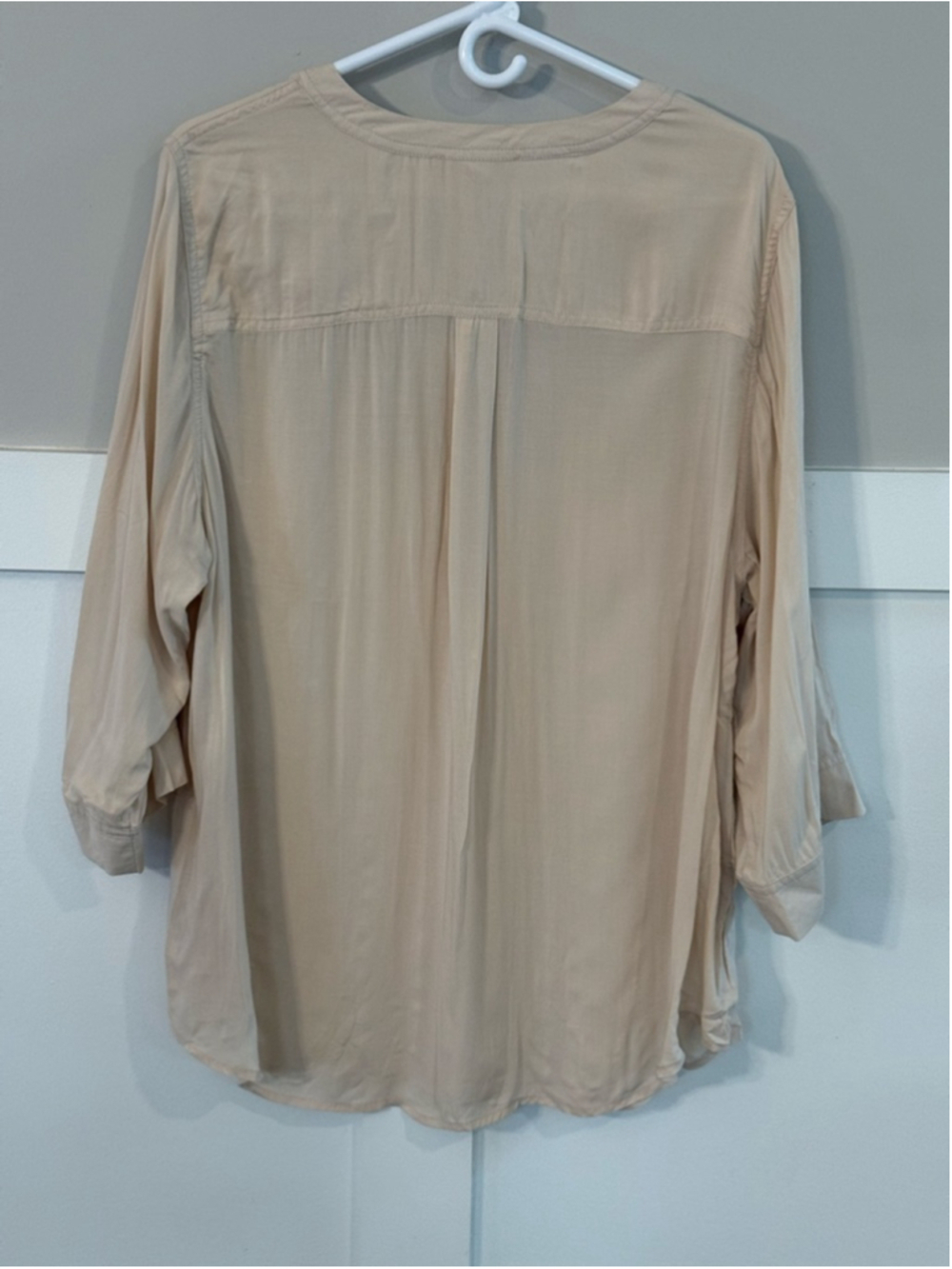 Women's Philosophy Beige Tunic Top 2X - Picture 3 of 4